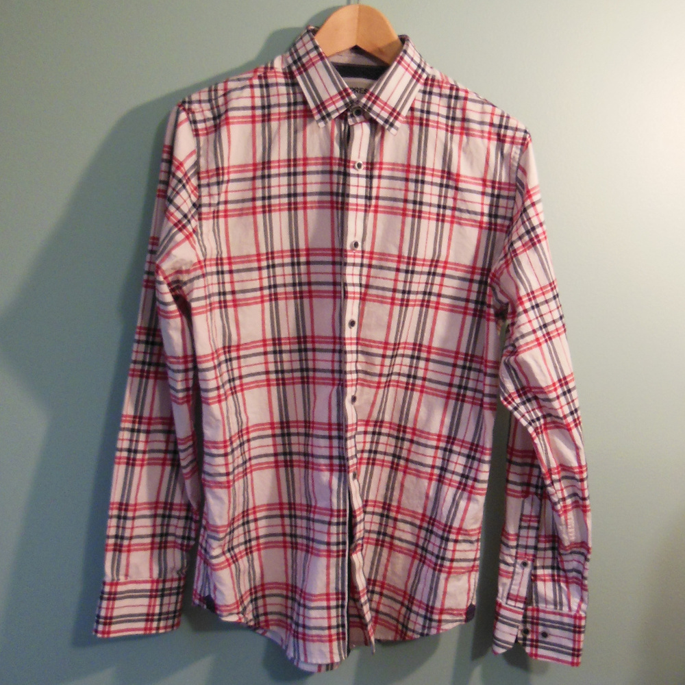 Express Men's Long Sleeve Button-Up